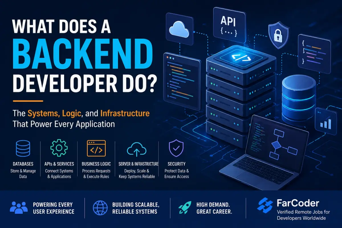 What does a backend developer do